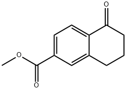 Methyl 5-oxo-5,6,7,8-tetrahydronaphthalene-2-carboxylate 구조식 이미지