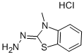3-METHYL-2-BENZOTHIAZOLINONE HYDRAZONE HYDROCHLORIDE 구조식 이미지