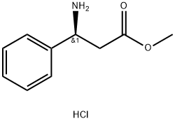 (S)-3-Amino-3-phenyl propionic acid methylester HCl 구조식 이미지