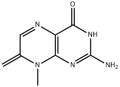 4(1H)-Pteridinone,2-amino-7,8-dihydro-8-methyl-7-methylene-(9CI) Structure