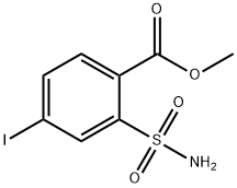 2-(Aminosulfonyl)-4-iodobenzoic acid methyl ester 구조식 이미지