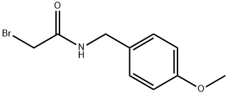 2-브로모-N-(4-메톡시-페닐)-N-메틸-아세트아미드 구조식 이미지
