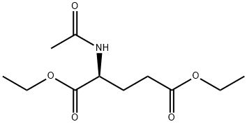 N-ACETYL-L-GLUTAMIC ACID DIETHYL ESTER Structure