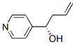 4-Pyridinemethanol,alpha-2-propenyl-,(alphaS)-(9CI) Structure