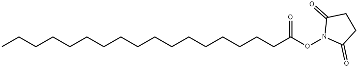 Stearic acid-N-hydroxysuccinimide ester 구조식 이미지