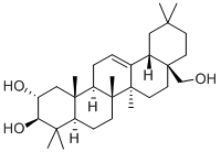Olean-12-ene-2alpha,3beta,28-triol Structure