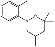 4,4,6-Trimethyl-2-(2-methylphenyl)-1,3,2-dioxaborinane 구조식 이미지