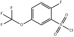 2-Fluoro-5-(trifluoromethoxy)benzenesulfonylchloride Structure