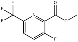 Methyl 3-fluoro-6-(trifluoromethyl)picolinate 구조식 이미지