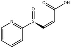 2-프로페노이산,3-(2-피리디닐술피닐)-,[S-(Z)]-(9CI) 구조식 이미지