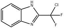 2-(클로로디플루오로메틸)-1H-벤즈이미다졸 구조식 이미지
