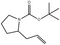 1-Pyrrolidinecarboxylic acid, 2-(2-propenyl)-, 1,1-diMethylethyl ester Structure