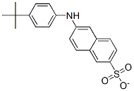 6-(4-tert-butylanilino)naphthalene-2-sulfonate Structure