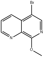 5-Bromo-8-methoxy-1,7-naphthyridine Structure
