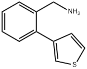 (2-(Thiophen-3-yl)phenyl)methanamine Structure