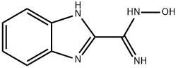 1H-벤즈이미다졸-2-카복스이미다미드,N-하이드록시- 구조식 이미지
