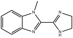 Benzimidazole, 2-(2-imidazolin-2-yl)-1-methyl- (8CI) 구조식 이미지