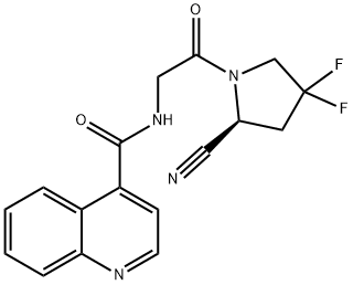 1448440-52-5 (S)-N-(2-(2-cyano-4,4-difluoropyrrolidin-1-yl)-2-oxoethyl)quinoline-4-carboxamide
