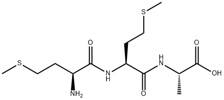 H-MET-MET-ALA-OH Structure