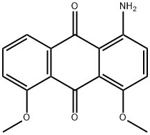 1-Amino-4,5-dimethoxy-9,10-anthracenedione Structure