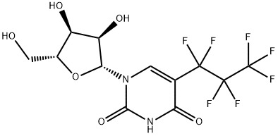 우리딘,5-헵타플루오로프로필- 구조식 이미지