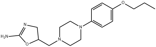 5-[[4-(4-propoxyphenyl)piperazin-1-yl]methyl]-4,5-dihydro-1,3-oxazol-2 -amine Structure