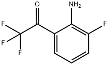 1-(2-Amino-3-fluorophenyl)-2,2,2-trifluoroethan-1-one, 2-Fluoro-6-(trifluoroacetyl)aniline Structure