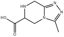 1,2,4-Triazolo[4,3-a]pyrazine-6-carboxylicacid,5,6,7,8-tetrahydro-3-methyl-(9CI) Structure