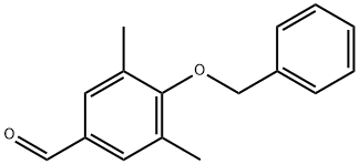 4-BENZYLOXY-3,5-DIMETHYLBENZALDEHYDE Structure