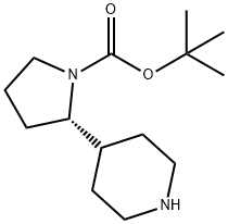 (S)-Tert-butyl 2-(piperidin-4-yl)pyrrolidine-1-carboxylate Structure