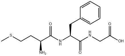 H-MET-PHE-GLY-OH Structure