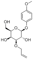 4-METHOXYPHENYL 3-O-ALLYL-BETA-D-GALACTOPYRANOSIDE 구조식 이미지