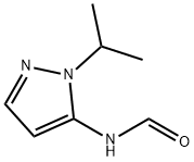 Formamide, N-[1-(1-methylethyl)-1H-pyrazol-5-yl]- (9CI) Structure