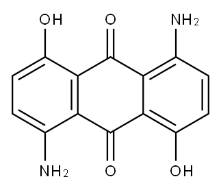 1,5-DIAMINO-4,8-DIHYDROXYANTHRAQUINONE Structure
