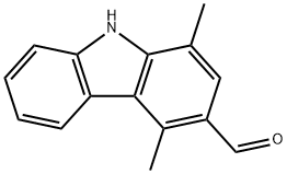 1,4-DIMETHYL-3-FORMYLCARBAZOLE Structure