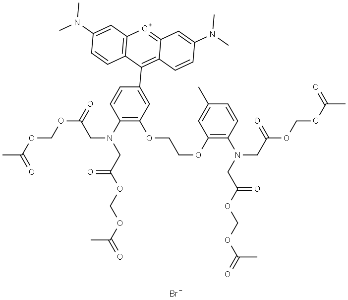 RHOD-2, AM 구조식 이미지