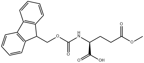 Fmoc-L-Glutamic acid gamma-methyl ester 구조식 이미지