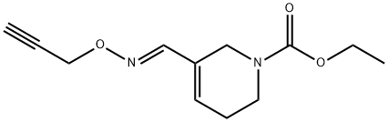 1(2H)-피리딘카르복실산,3,6-디히드로-5-((2-프로피닐옥시이미노)메틸)-,에틸에스테르,(E)- 구조식 이미지