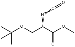 (S)-(+)-2-ISOCYANATO-3-TERT-BUTOXYPROPIONICACID메틸에스테르 구조식 이미지