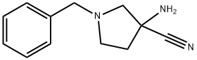 3-Amino-1-benzyl-3-cyanopyrrolidine Structure