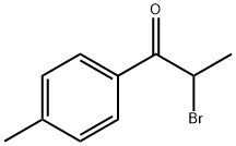 2-bromo-4-methylpropiophenone  구조식 이미지