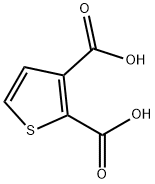 Thiophene-2,3-dicarboxylicacid 구조식 이미지