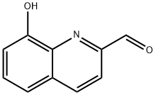 8-Hydroxyquinoline-2-carboxaldehyde 구조식 이미지