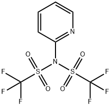 2-[N,N-BIS(TRIFLUOROMETHYLSULFONYL)AMINO]PYRIDINE 구조식 이미지