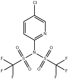 2-[N,N-BIS(TRIFLUOROMETHANESULFONYL)AMINO]-5-CHLOROPYRIDINE Structure