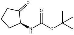 카르밤산,(2-옥소사이클로펜틸)-,1,1-디메틸에틸에스테르,(S)-(9CI) 구조식 이미지