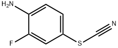 4-AMINO-3-FLUOROPHENYL THIOCYANATE Structure