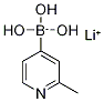 lithiuM trihydroxy(2-Methylpyridin-4-yl)borate Structure