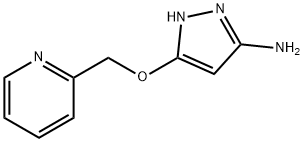 5-(pyridin-2-ylMethoxy)-1H-pyrazol-3-aMine 구조식 이미지