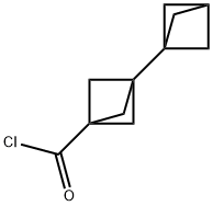 [1,1-Bibicyclo[1.1.1]pentane]-3-carbonylchloride(9CI) Structure